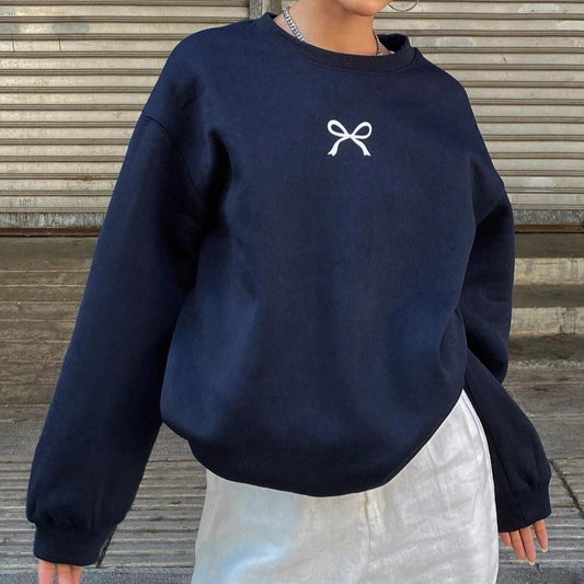 Women's Loose Fit Sweatshirt with Unique Print for Ultimate Comfort