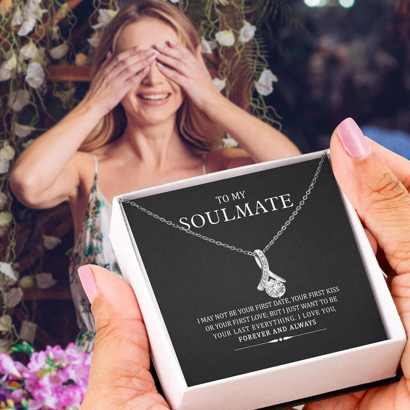 Soulmate Design Touching Herringbone Pendant - Neon North Clothing