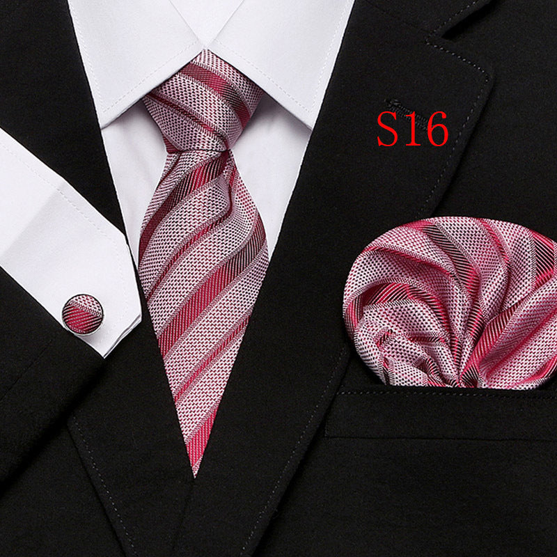 Paisley Tie Three-Piece Set for European and American Style - Neon North Clothing