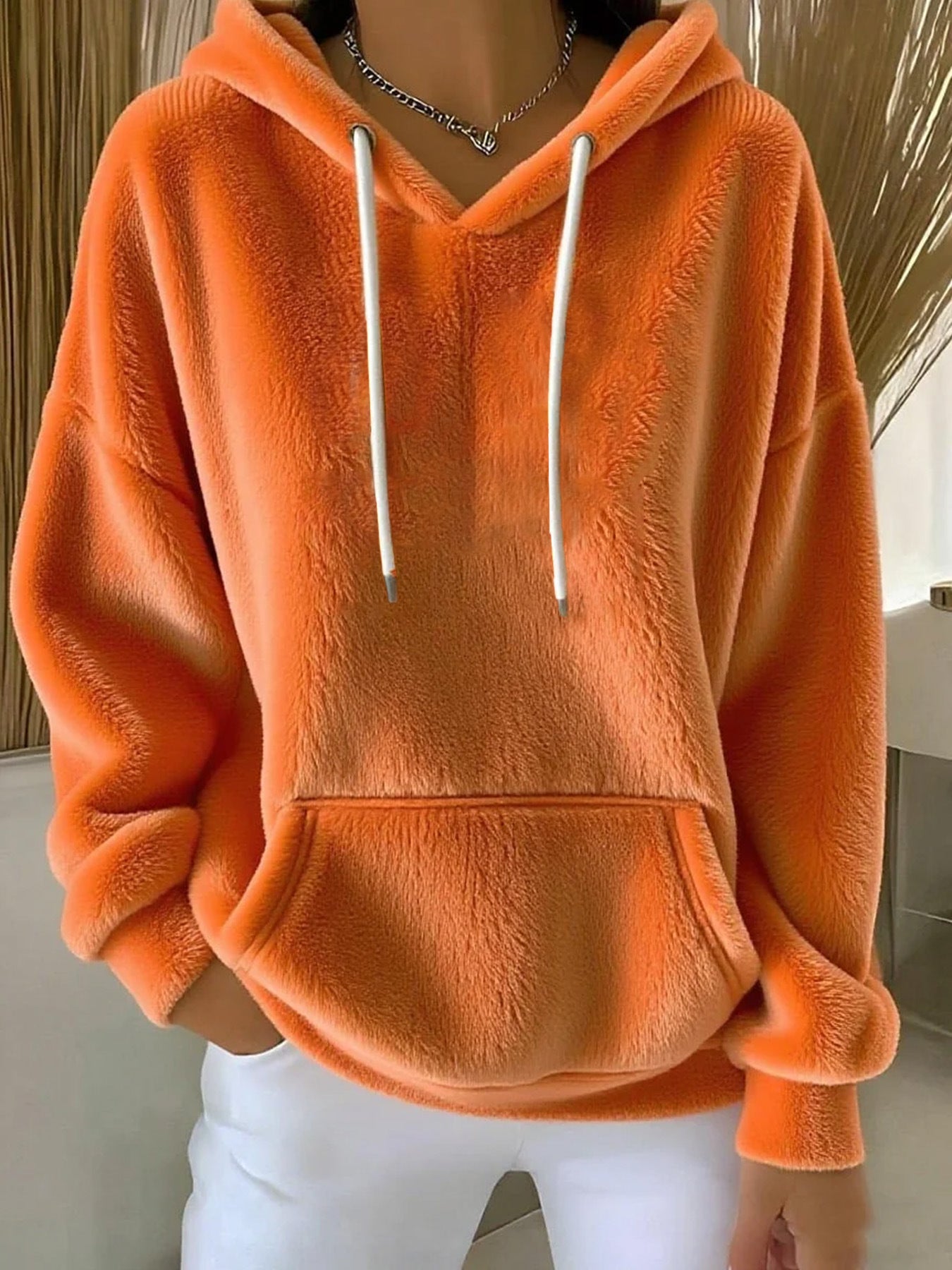 Women's Fleece Lined Hoodie for All-Day Comfort and Versatile Style