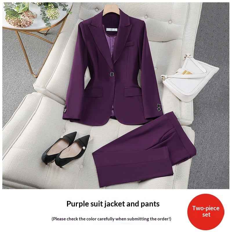 Elegant High-End Blazer for Spring and Autumn Professional Wear
