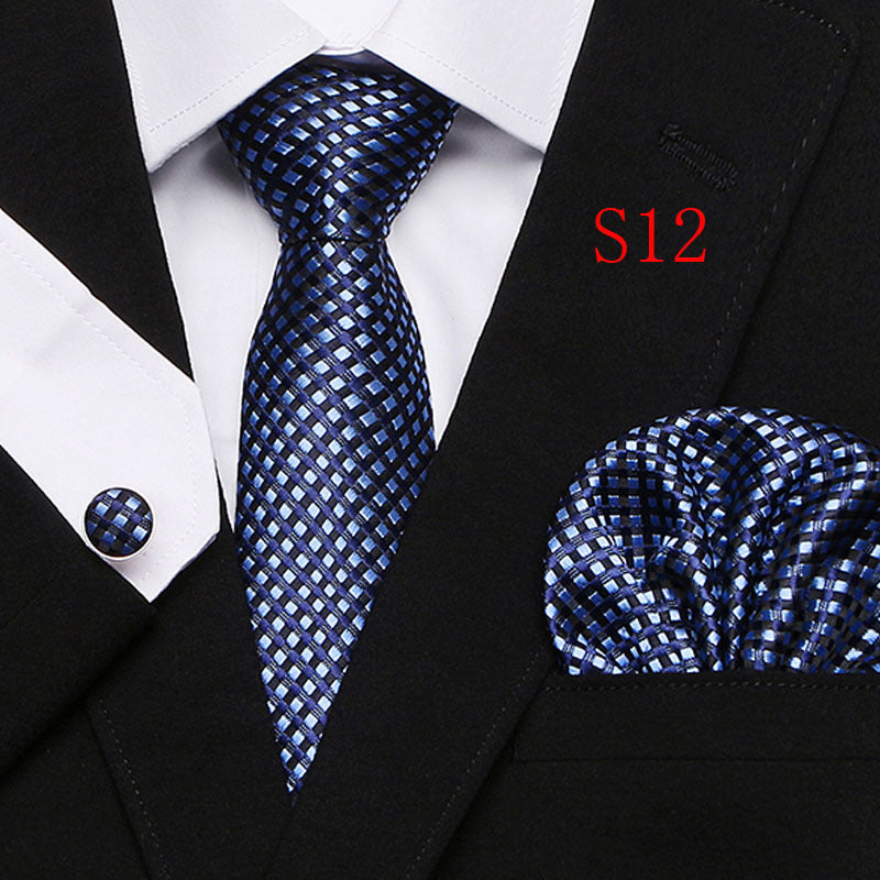 Paisley Tie Three-Piece Set for European and American Style - Neon North Clothing