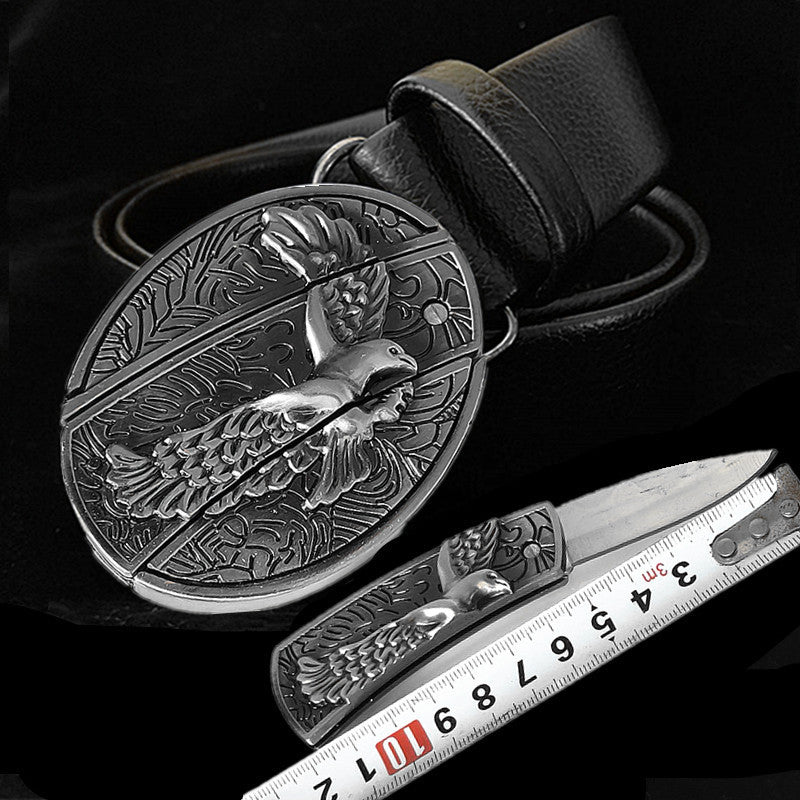 Smooth Buckle Trendy Punk Belt Buckle with Distinctive Style - Neon North Clothing