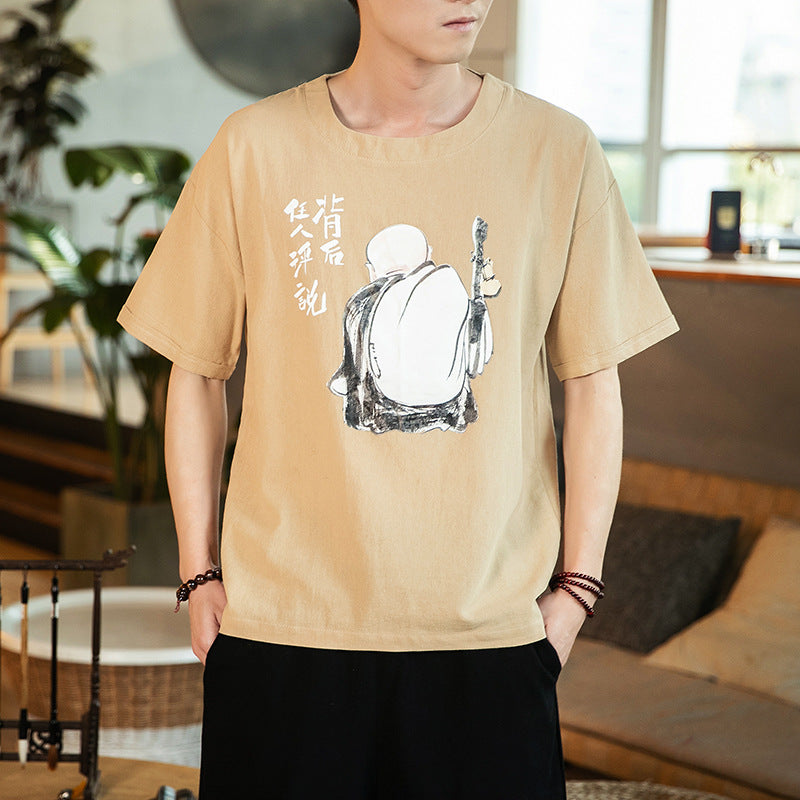 Cotton Buddha T-Shirt - Comfortable and Stylish Printed Tee - Neon North Clothing