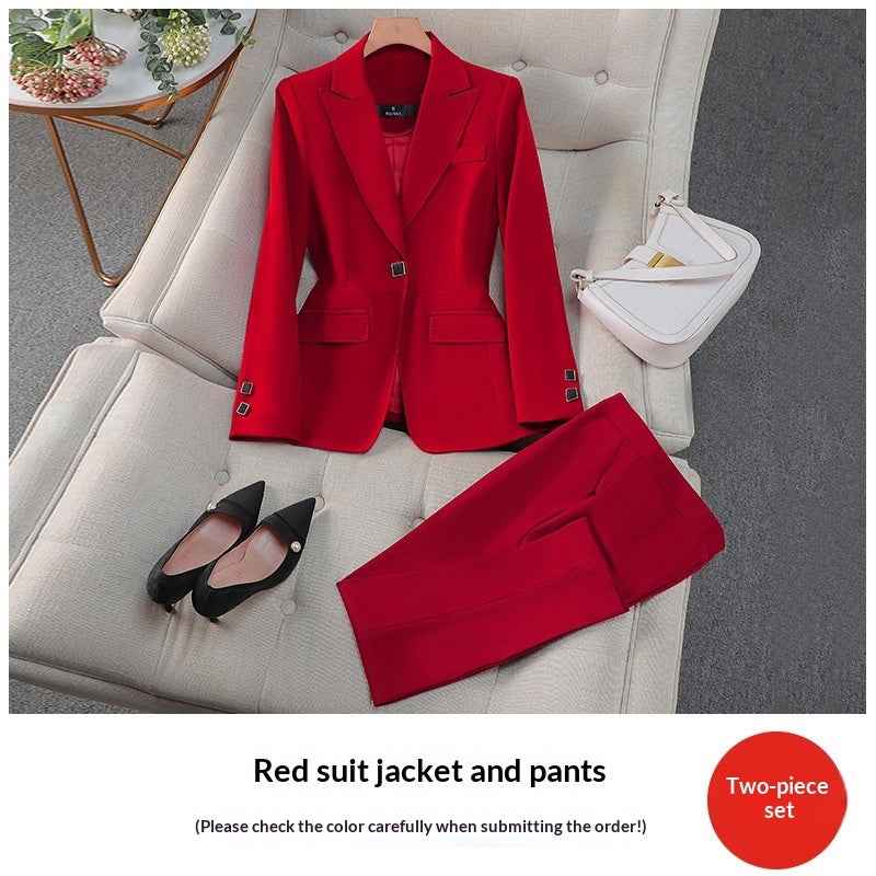Elegant High-End Blazer for Spring and Autumn Professional Wear