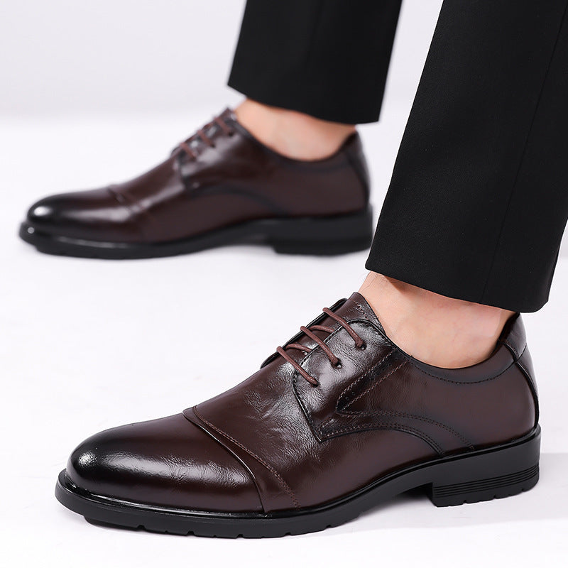 Men's Leather Business Shoes for Formal Occasions
