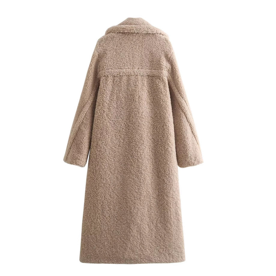 Streetwear Private Lady Fleece Warm Overcoat - Neon North Clothing