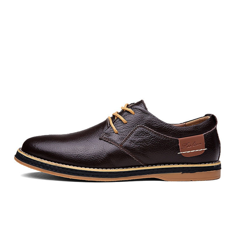 Men's Leather Dress Shoes for Casual and Formal Occasions with Soft Sole
