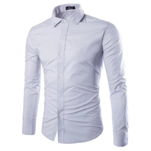 Casual Polo Shirt - Ironing Free Long Sleeves Regular Fit
