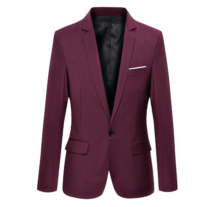 Casual Suit for Middle-Aged Professionals - Slim Fit Style
