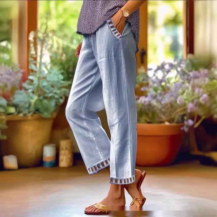 European and American Casual Women's Pants for Simple - Chic Style