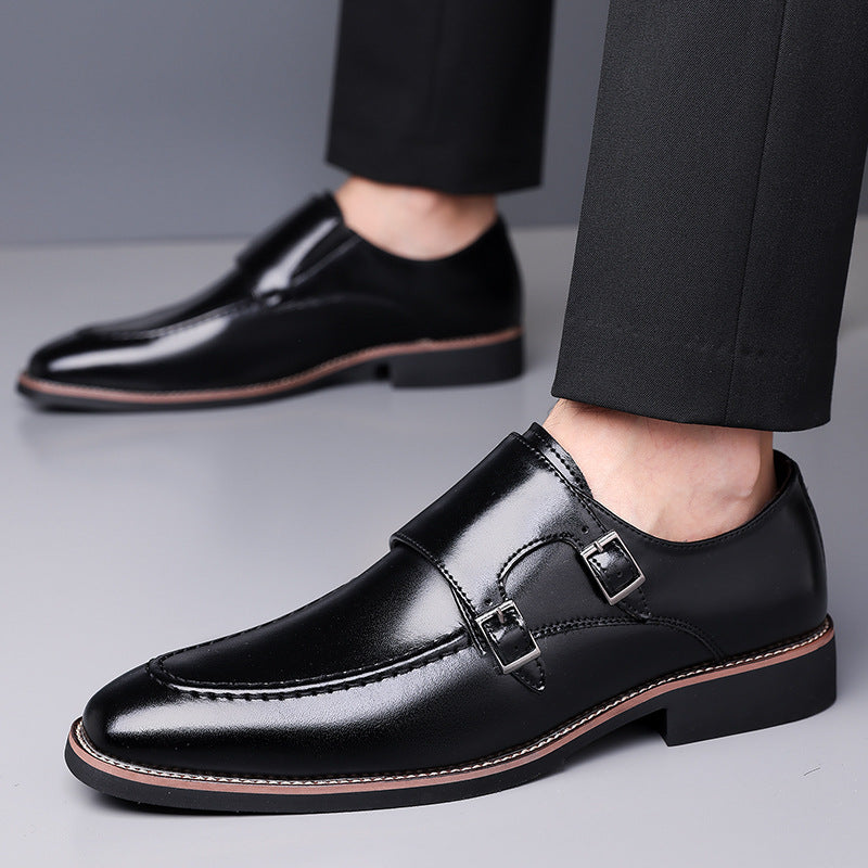 Chaussures d'affaires polyvalentes, respirantes et faciles à enfiler pour hommes