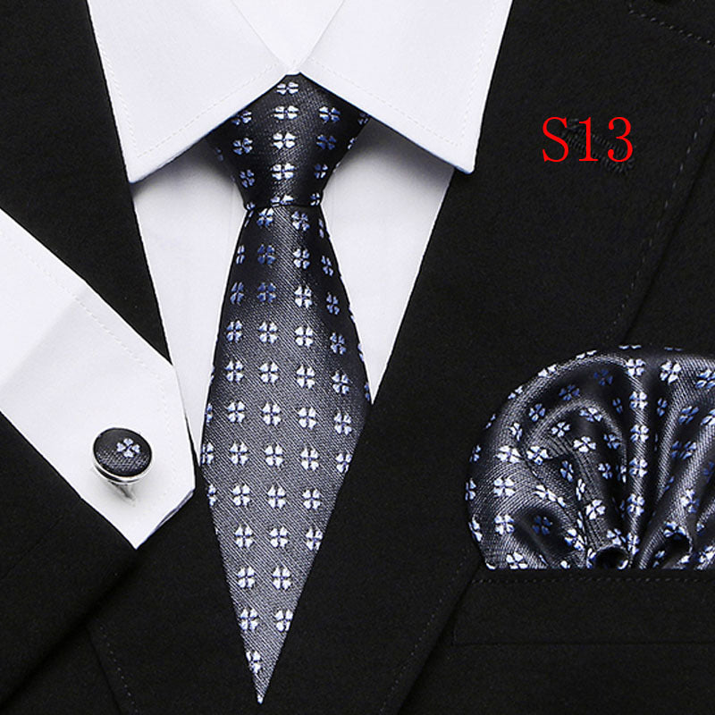 Paisley Tie Three-Piece Set for European and American Style - Neon North Clothing