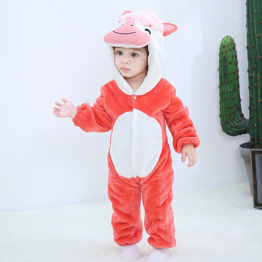 3M - 24M Infant Animal Jumpsuits for Cute and Comfy Baby Outfits - Neon North Clothing