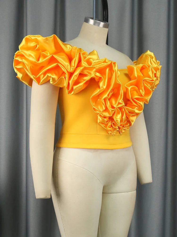 Slash Neck Lace Top with Zipper and Decorative Lace Detail - Neon North Clothing