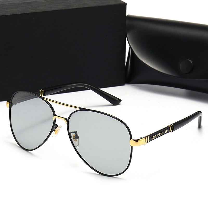 Polarized Color Changing Sunglasses for Men - Stylish & Versatile Eye Protection