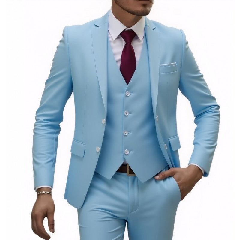 Three-Piece Men's Wedding Suit