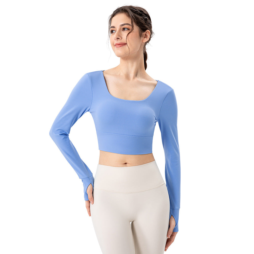 Haut de sport pour la gym et le yoga, idéal pour la course et l'exercice.
