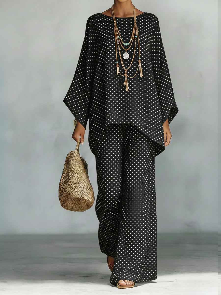 Women's Floral Print Linen Wide-Leg Set for Effortless Style