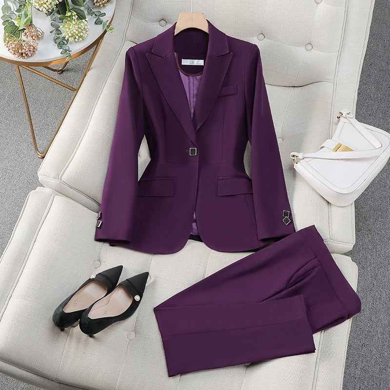 Elegant High-End Blazer for Spring and Autumn Professional Wear