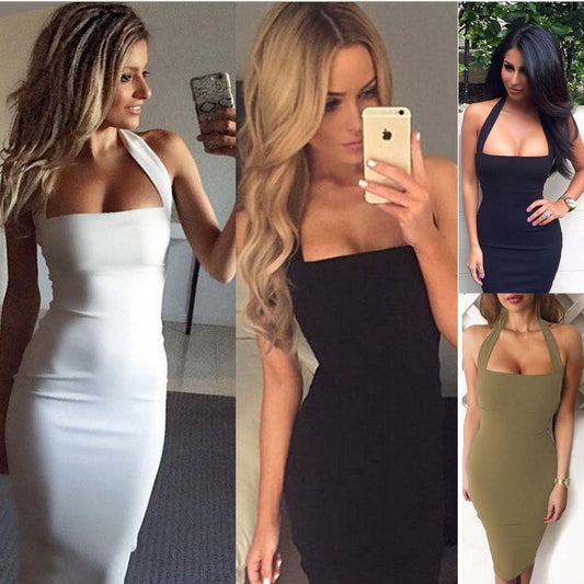 Halter Sexy Dress for Women – Effortless Elegance and Allure - Neon North Clothing