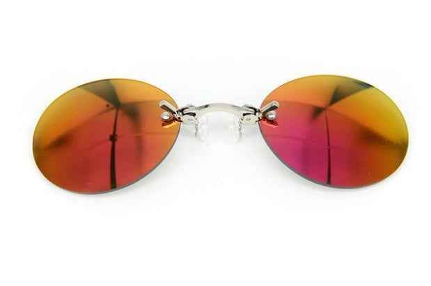 Pinnacle Retro Metal Sunglasses for Men and Women - Stylish Hacking Mini Glasses