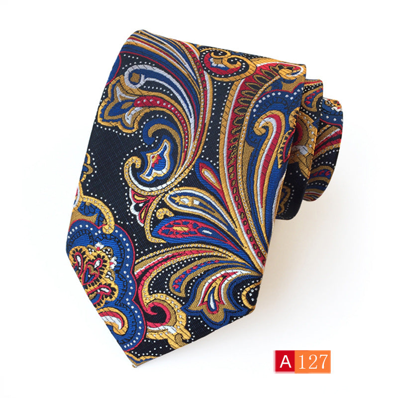 Men's Jacquard Formal Tie - Casual Polyester Jacquard Wear - Neon North Clothing