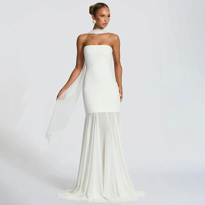 Strapless Mermaid Dress for Stunning Elegance and Perfect Fit - Neon North Clothing