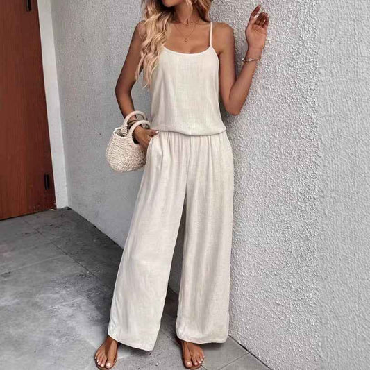 Women's Casual Resort Two-Piece Set - Stylish Women's Casual Resort Wear