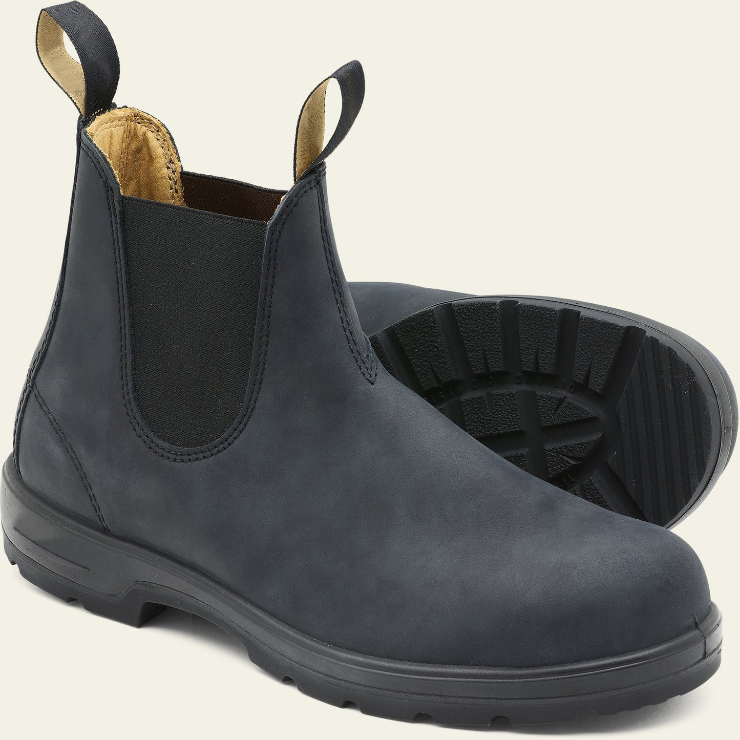 Men's Chelsea Boots - Round Toe Anti-Slip Ankle Design