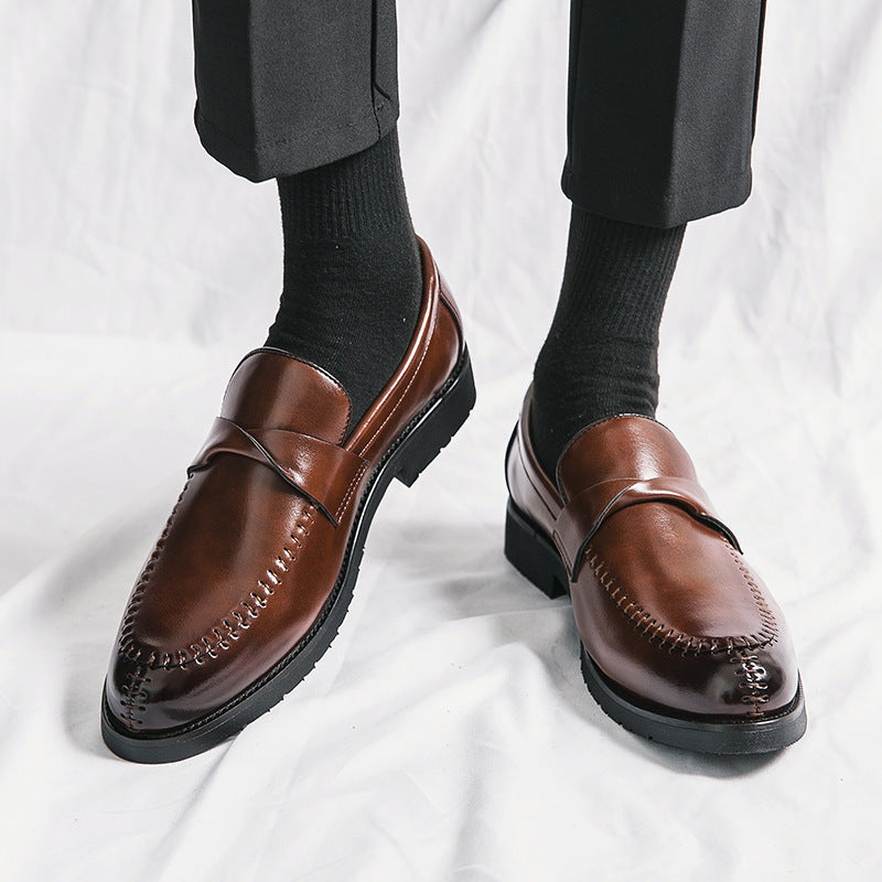 Mens Leather Business Shoes – Casual and Stylish British Style Footwear