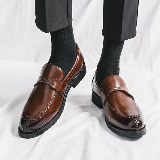 Mens Leather Business Shoes – Casual and Stylish British Style Footwear