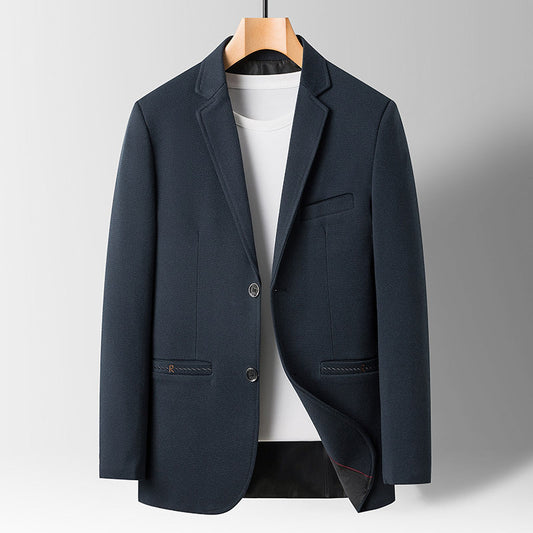 Spring New Mid-fashion Tailored Collar Suit For Men