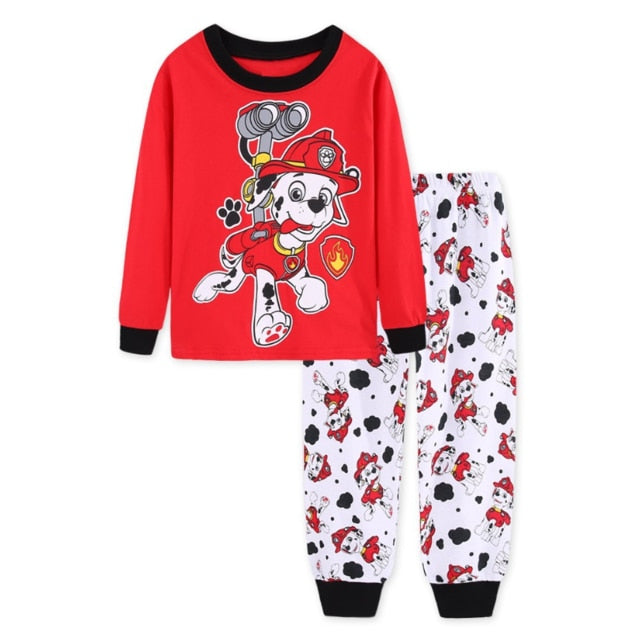 Paw Patrol Cotton Two-piece Set for Kids Aged 1-8 Years - Neon North Clothing
