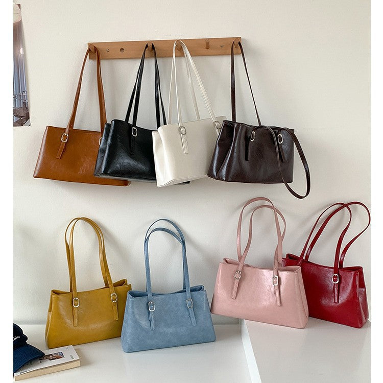 Vintage Large-Capacity Shoulder Bag for Women