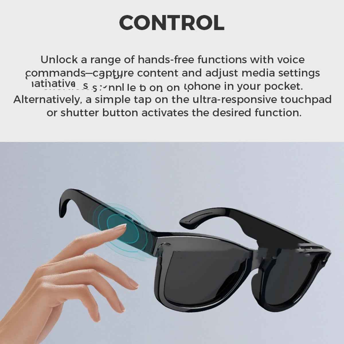 AI Sunglasses with Video Calling Function for Enhanced Convenience