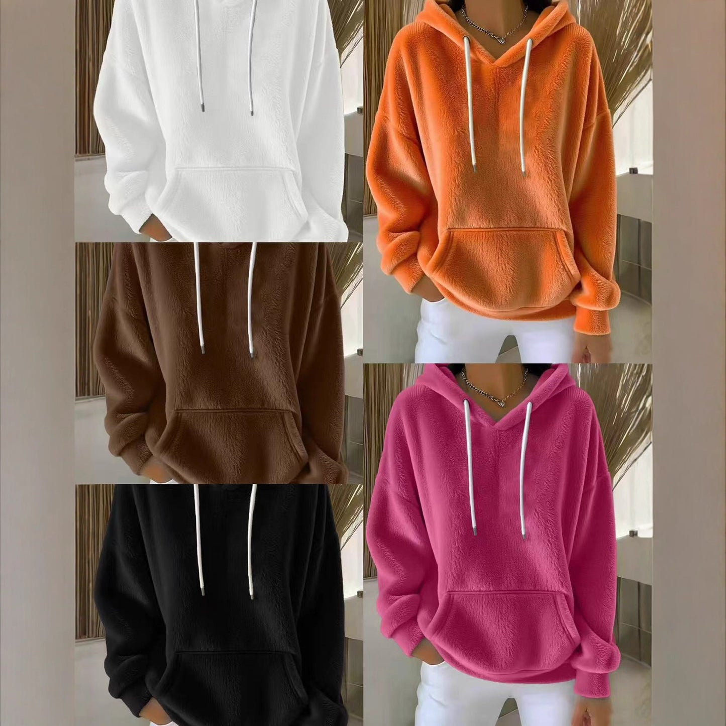 Women's Fleece Lined Hoodie for All-Day Comfort and Versatile Style