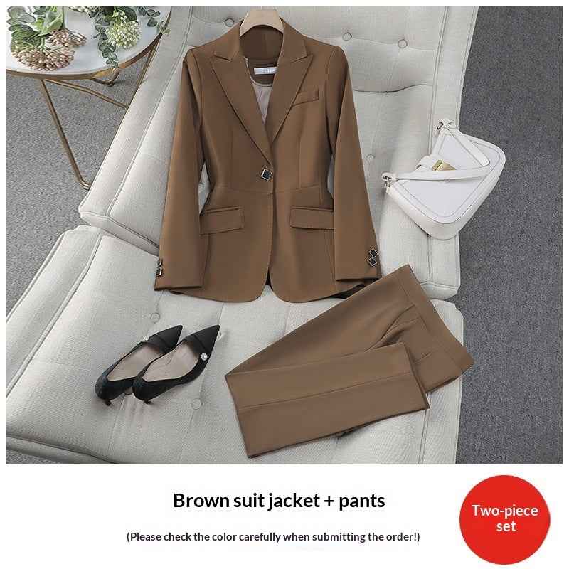 Elegant High-End Blazer for Spring and Autumn Professional Wear