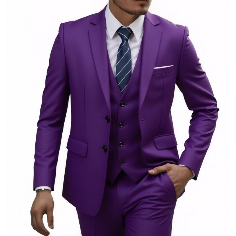 Three-Piece Men's Wedding Suit
