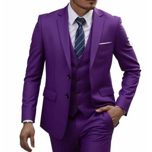 Three-Piece Men's Wedding Suit