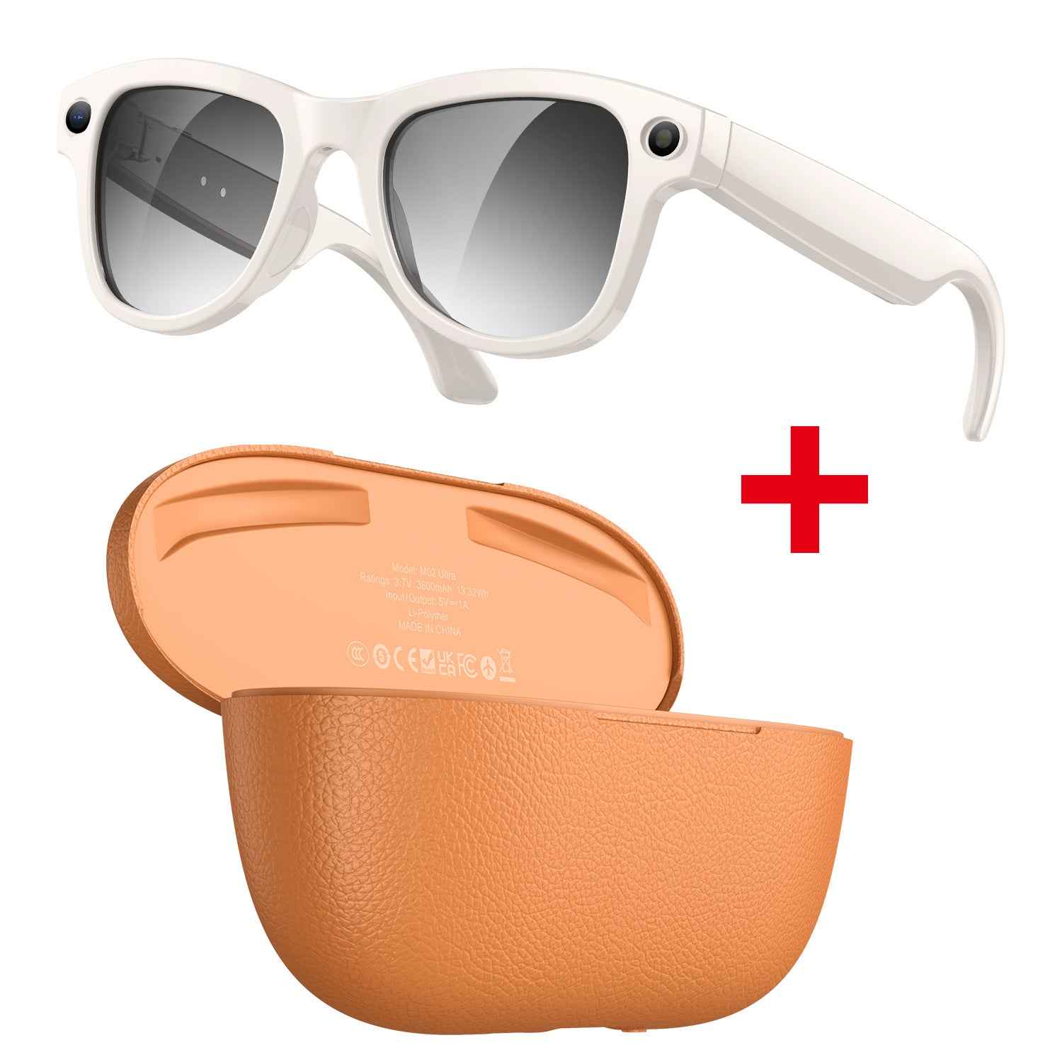 AI Image Recognition Glasses with 8-Megapixel Resolution and Wi-Fi Transmission