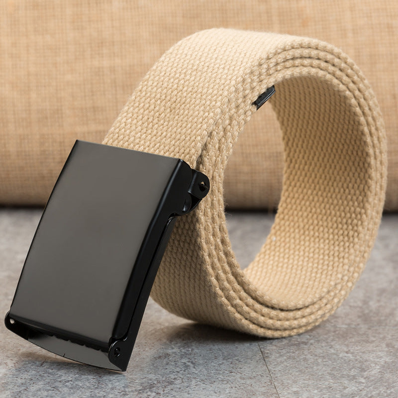Snap-Clasp Candy-Colored Canvas Belt for Men - Neon North Clothing