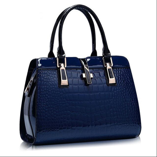 Luxury Crocodile Pattern Handbag in Multiple Color Options