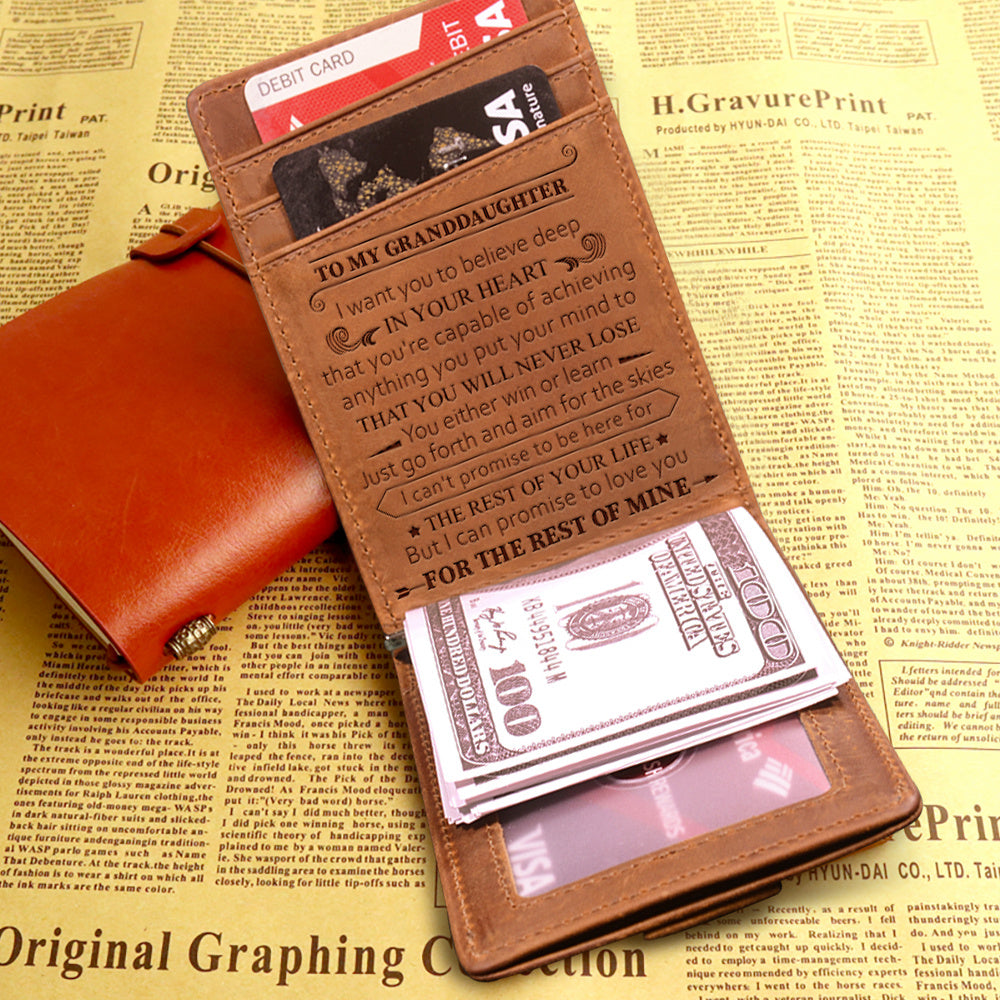 Men's Crazy Horse Leather Wallet - Grandson Version