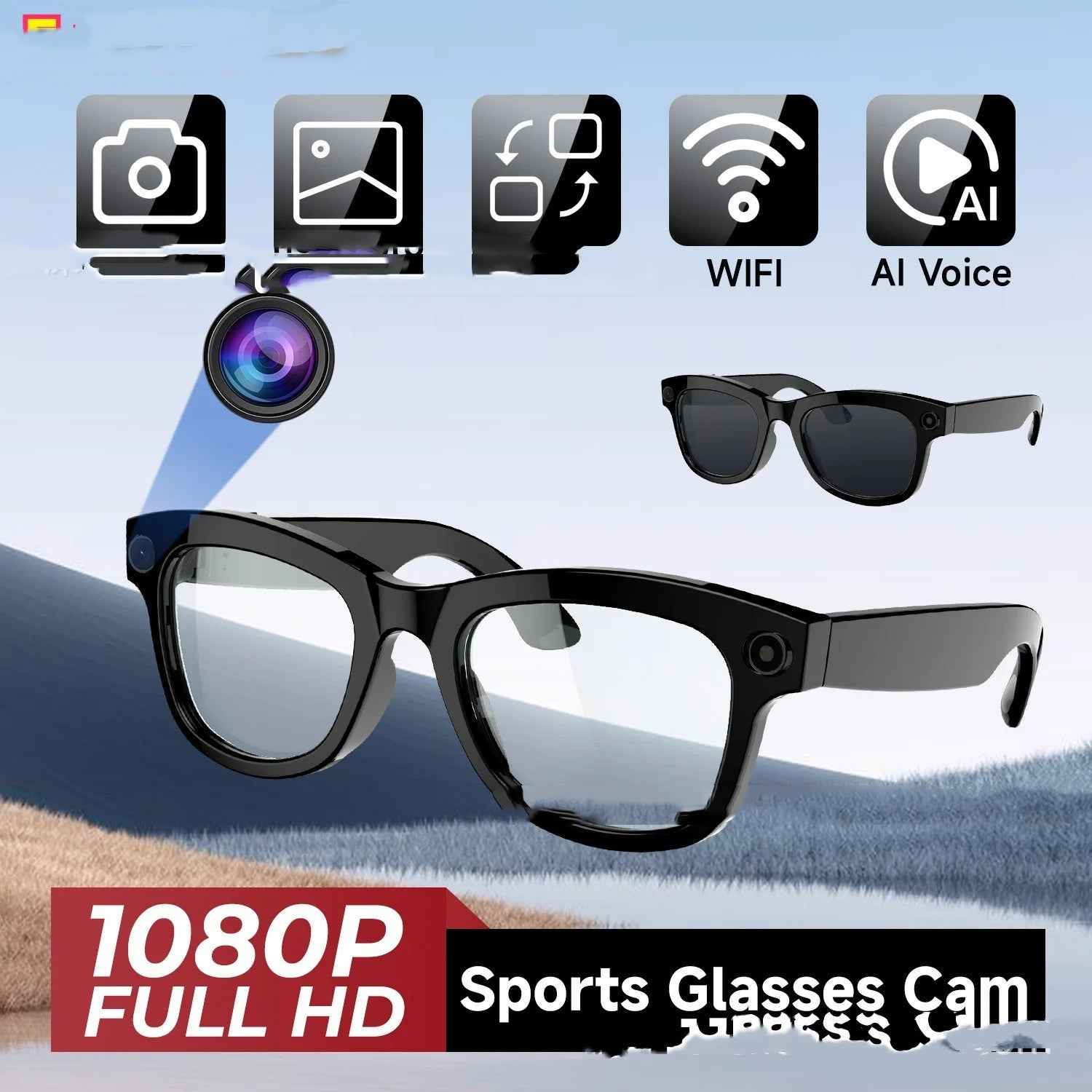 AI Sunglasses with Video Calling Function for Enhanced Convenience