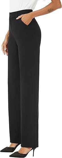 Women's High-Waisted Wide-Leg Pants for Commuting