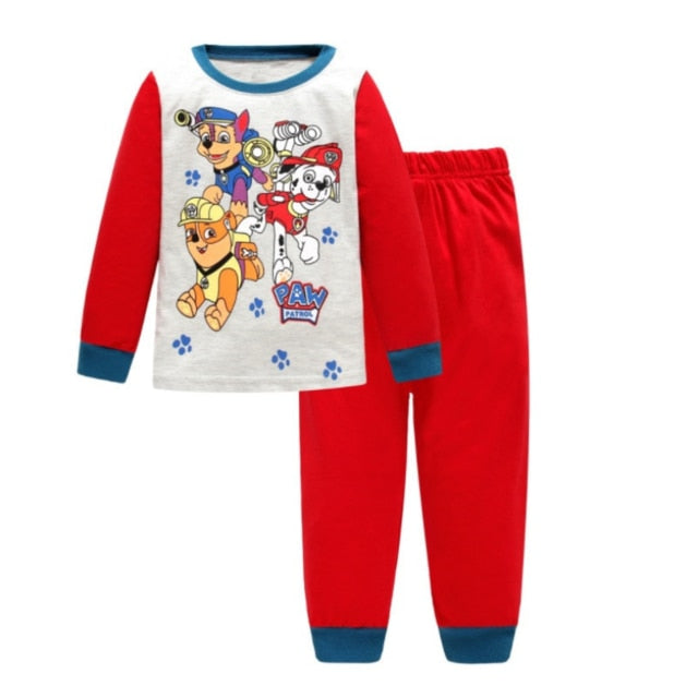 Paw Patrol Cotton Two-piece Set for Kids Aged 1-8 Years - Neon North Clothing