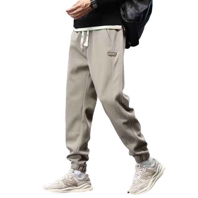 American Casual Tapered Pants for Men - Loose Fit Style