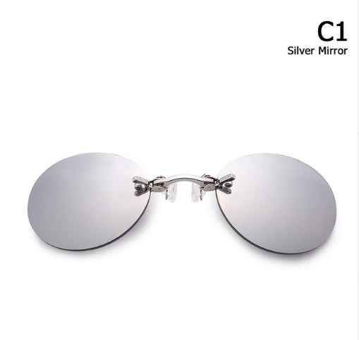 Pinnacle Retro Metal Sunglasses for Men and Women - Stylish Hacking Mini Glasses
