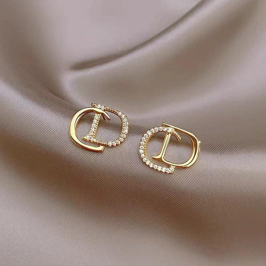 Letter C and D Earrings - Neon North Clothing